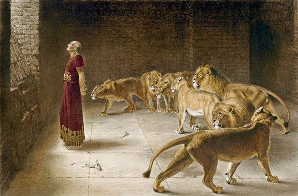 Daniel in the Lions Den: Briton Rivière (1890)