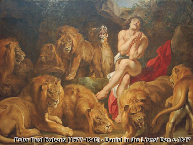 Daniel in the Lions Den - Peter Paul Rubens - 1617